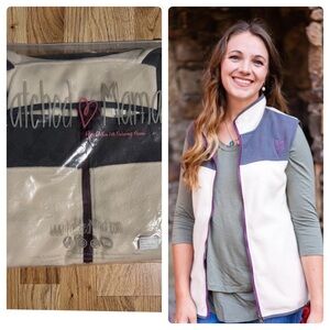 Latched mama fleece vest